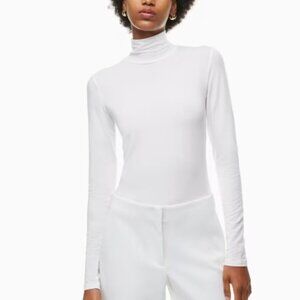 Aritzia Babaton Everyday Mockneck | White | Size S | BNWT